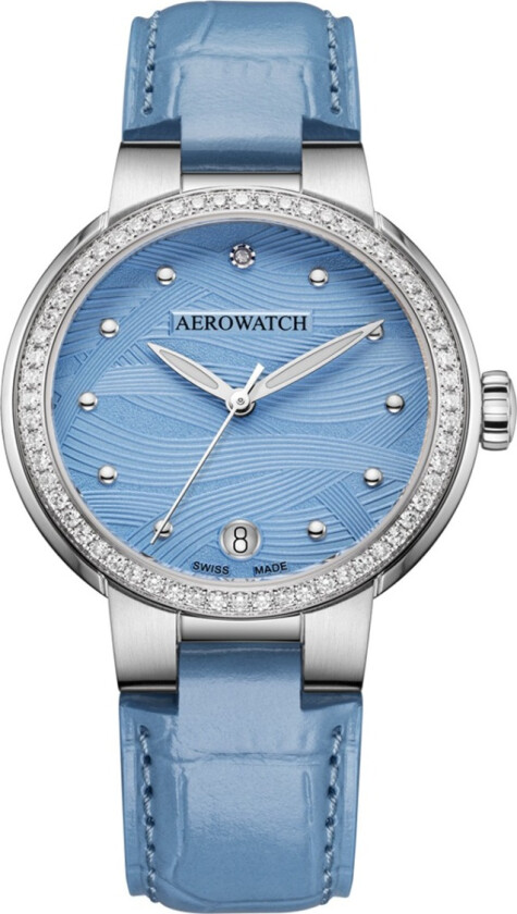 Harmonie Lady Automatic A 60106 AA01 DIA - Automatisk - Sølv - Dameklokker - Skinn - Safir