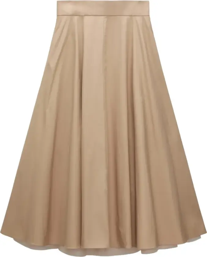 Dame, Skjørt, Beige, L