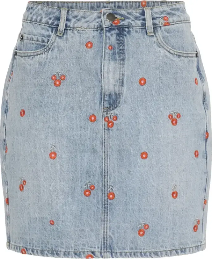 Dame, Skjørt, Blå, L