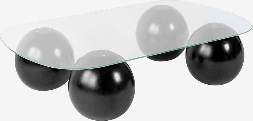 Salongbord Evara, Transparent