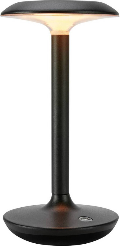 LED-bordlampe Petit, svart, aluminium, IP44