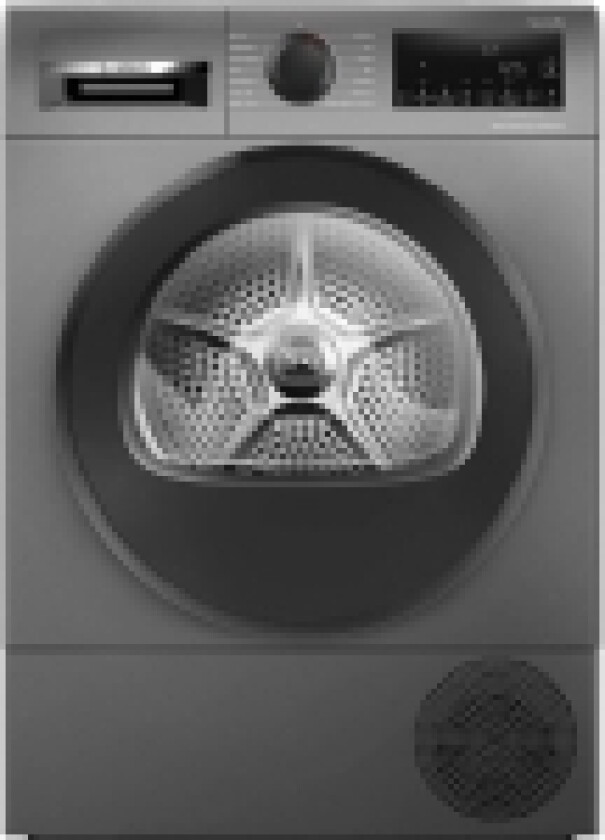 Dryer Machine with Heat Pump | WQG245DXSN | Energy efficiency class A+++ | Front loading | 9 kg | Condensation | LCD | Depth 61.3 cm | Grey