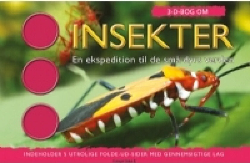 3D Bog om Insekter | Bare grønn | Språk: Dansk