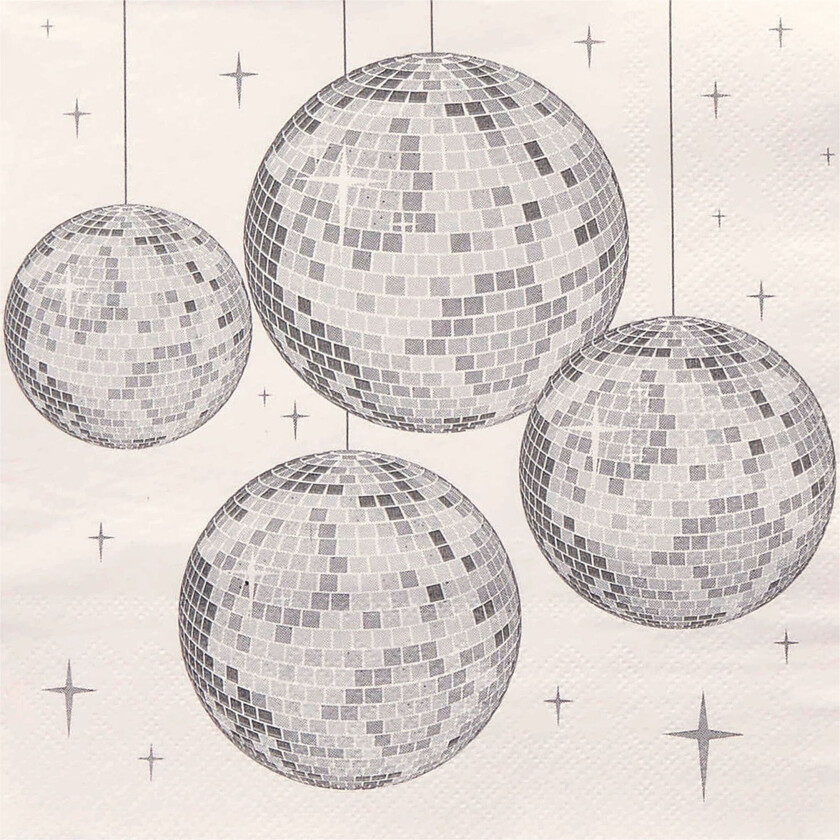 Servietter Disco - 16-pakning
