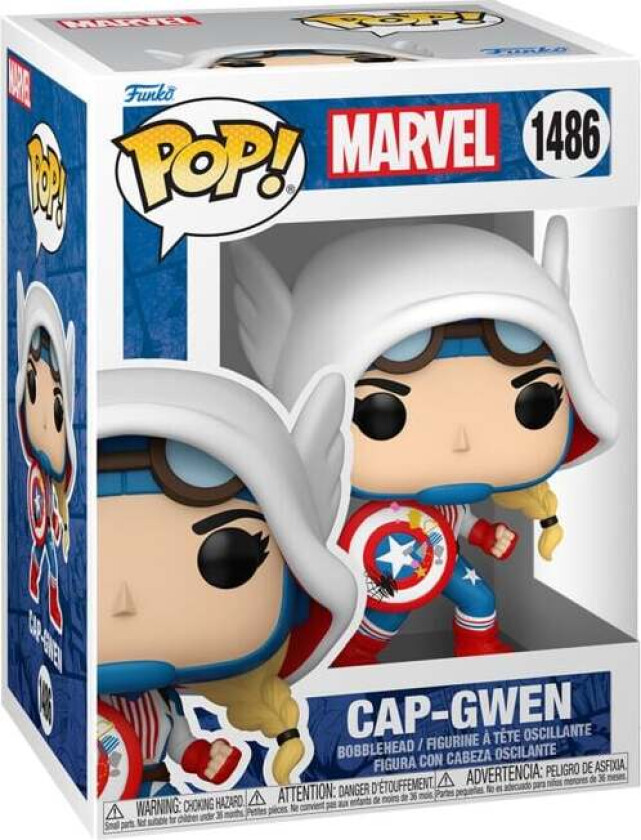 Cap-Gwen Vinylfigur 1486 - Funko Pop! - Funko Shop Europe