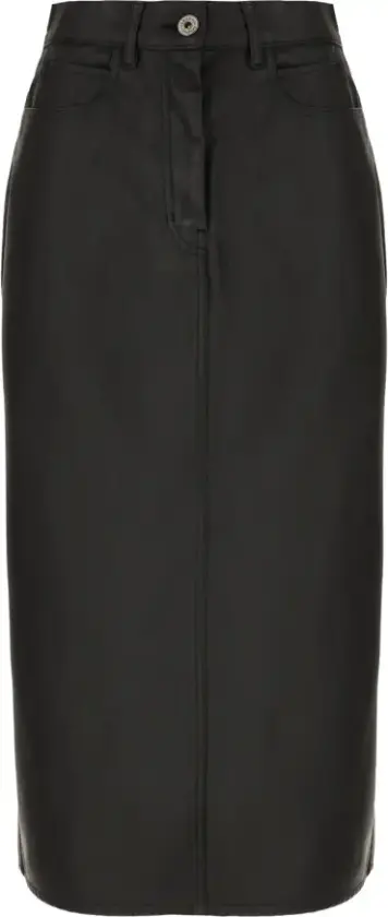 Dame, Skjørt, Svart, 2XS