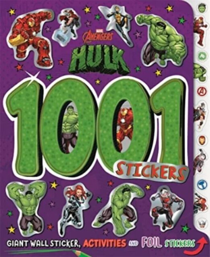 Marvel Hulk: 1001 Stickers av Marvel Entertainment International Ltd