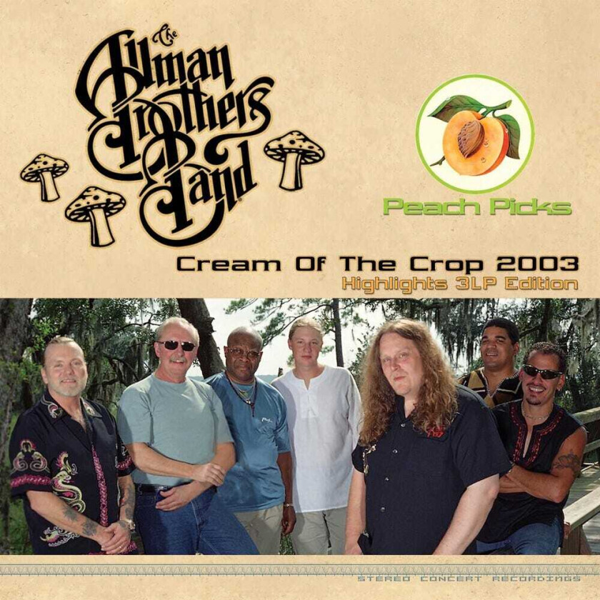 The Allman Brothers Band Cream Of The Crop 2003 Highlights LP/Vinyl