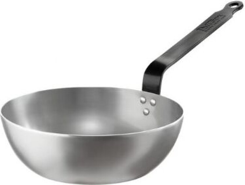 Wokpande Kulstål 24 Excalibur Pintinox 44,5x24x18,5cm