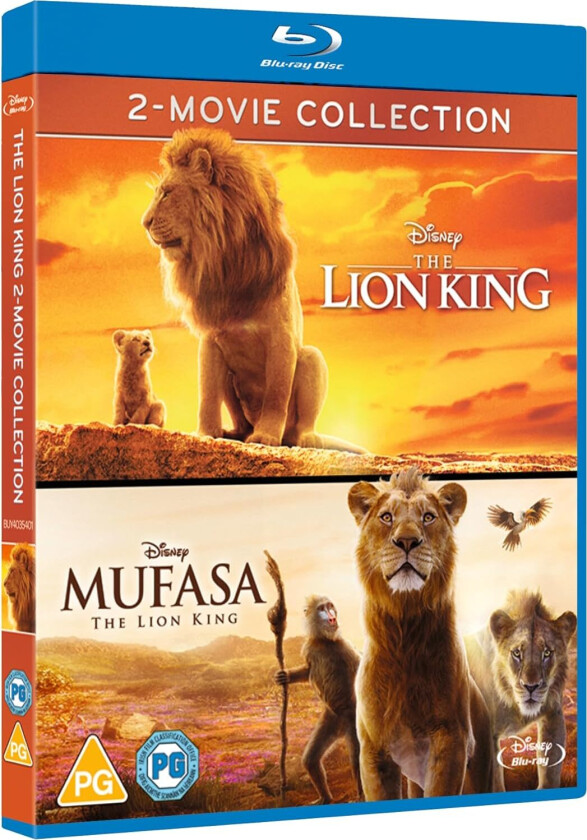 The Lion King (2019) & Mufasa: The Lion King (2024) Bluray