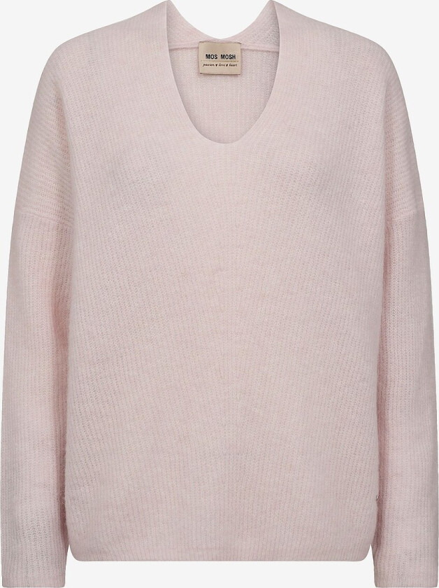Genser mThora V-neck Knit - Rosa