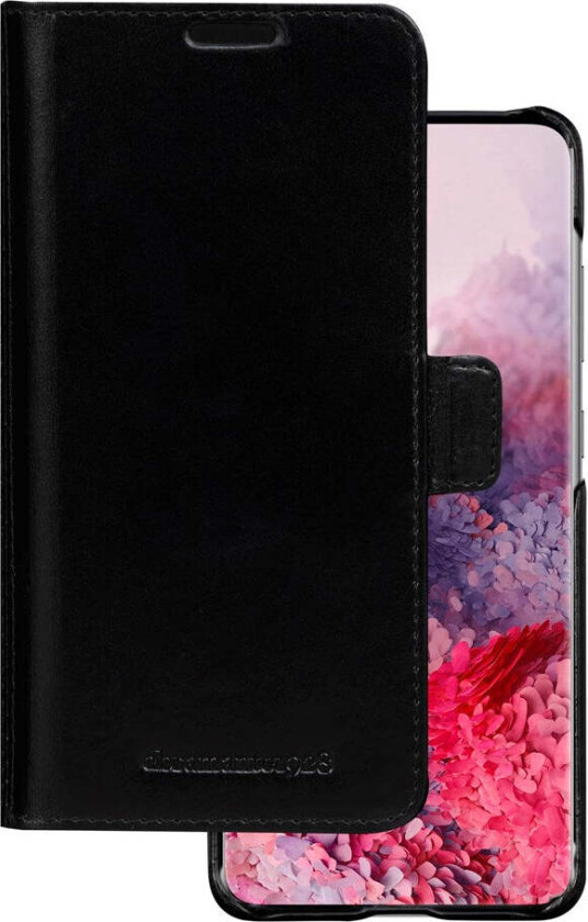 Samsung Galaxy S20 dbramante1928 Lynge 2-i-1 Ekte Skinn Flip Deksel - Black