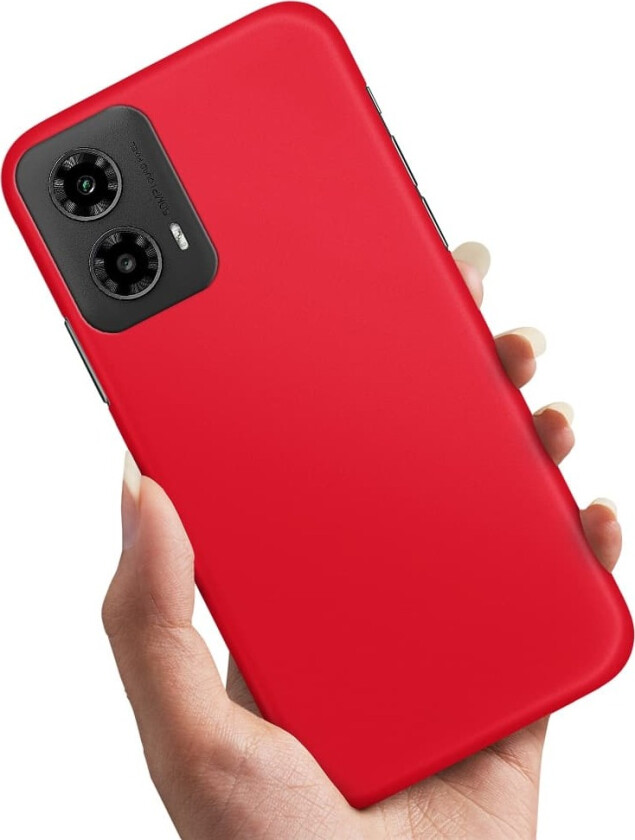 Motorola Moto G55 5G - Deksel/Mobildeksel Rød