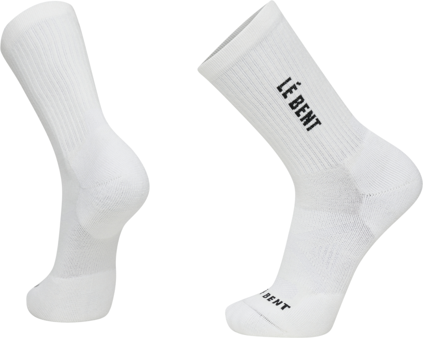 Targeted 3/4 Crew Ribbed white L