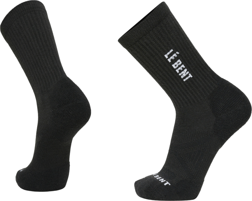 Targeted 3/4 Crew Ribbed black L