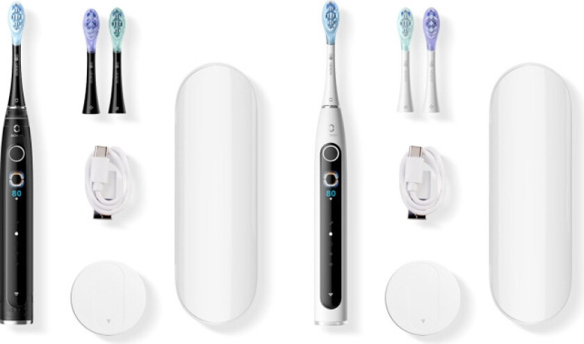 Elektrisk Tannbørste X Pro 20 S Duo Set Hvit+Svart