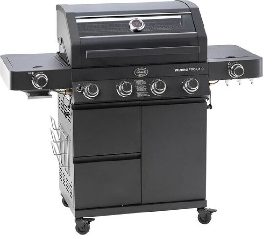 Videro Pro G4-S Vario+ gassgrill 20500W svart