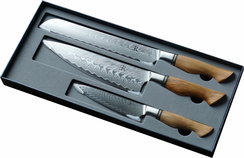 Bilde av Ryda Knives ST650 Luxury Knivsett med 3 kniver