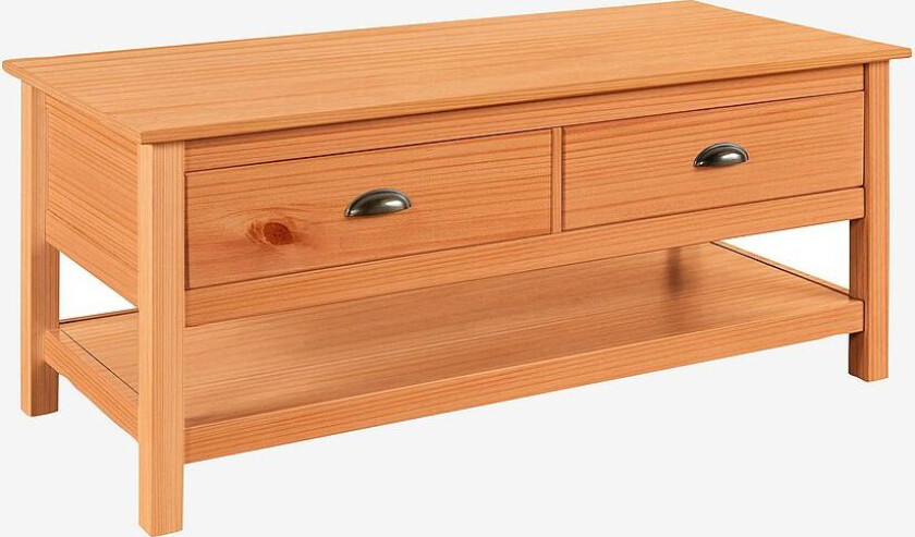 Salongbord med 2 skuffer Harry, Brun