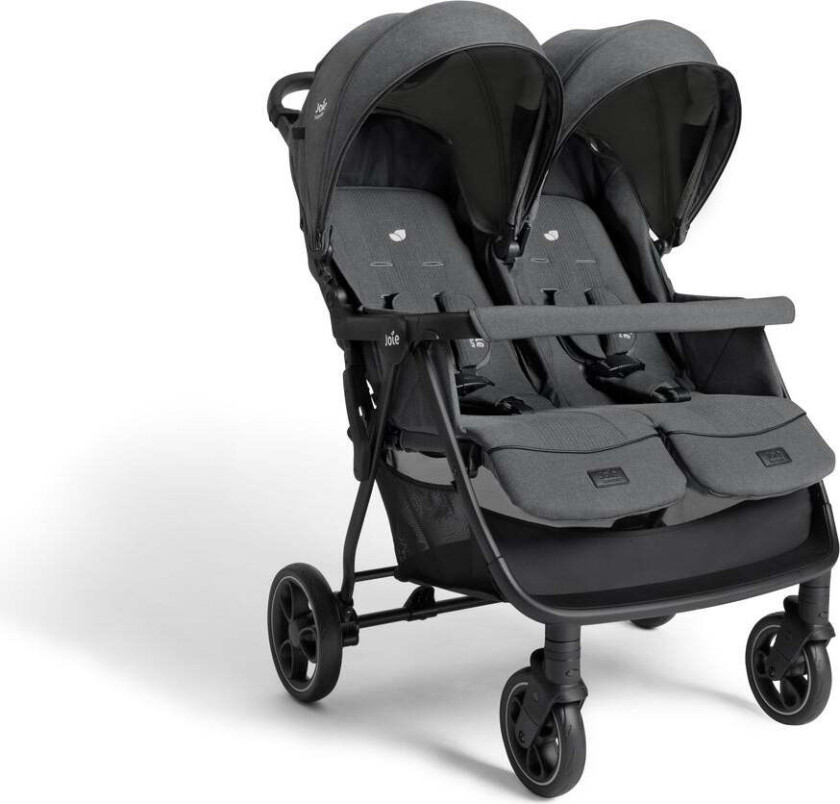 Estrella Tvillingvogn, Ebony - Dobbelvogn