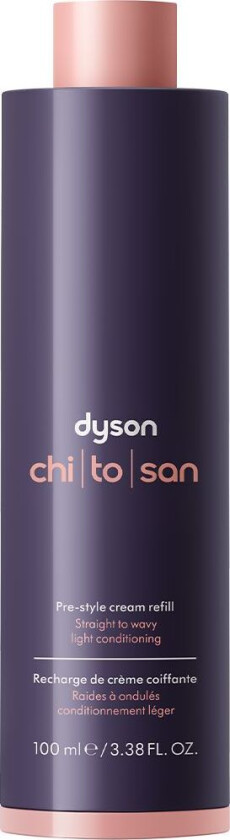 Chitosan™ Pre-style cream refill straight to wavy light conditioning
