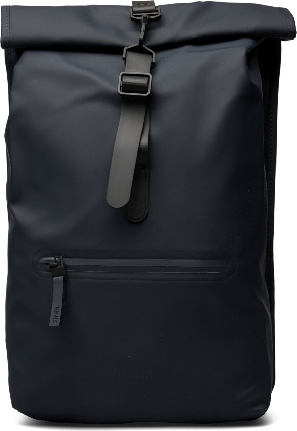 Rolltop Rucksack W3 Ryggsekk Veske Navy Rains