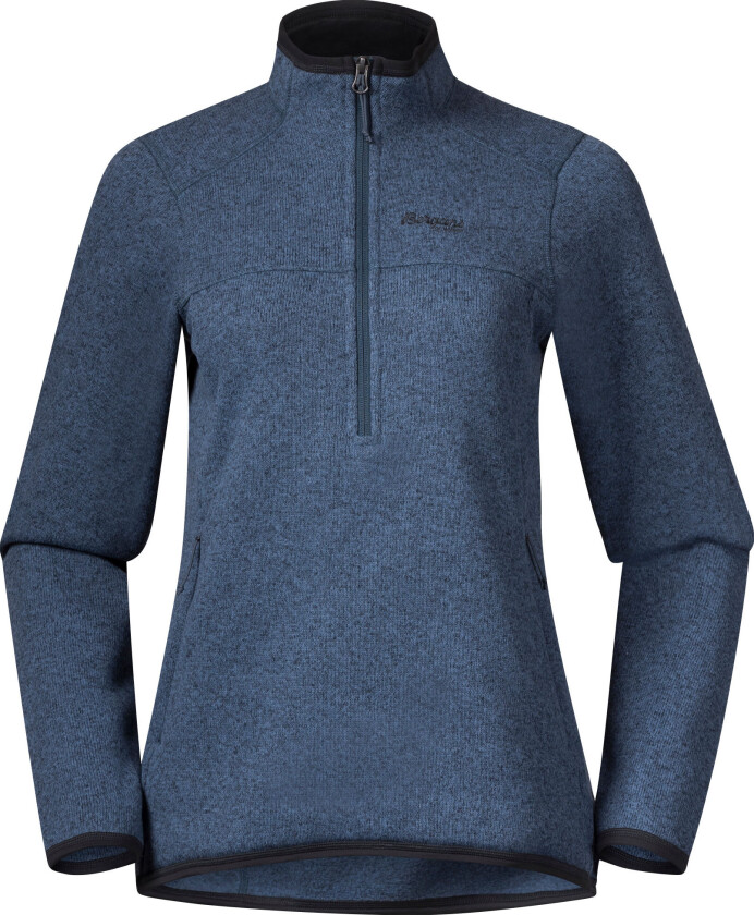 Women's Kamphaug Knitted Half Zip S, Orion Blue