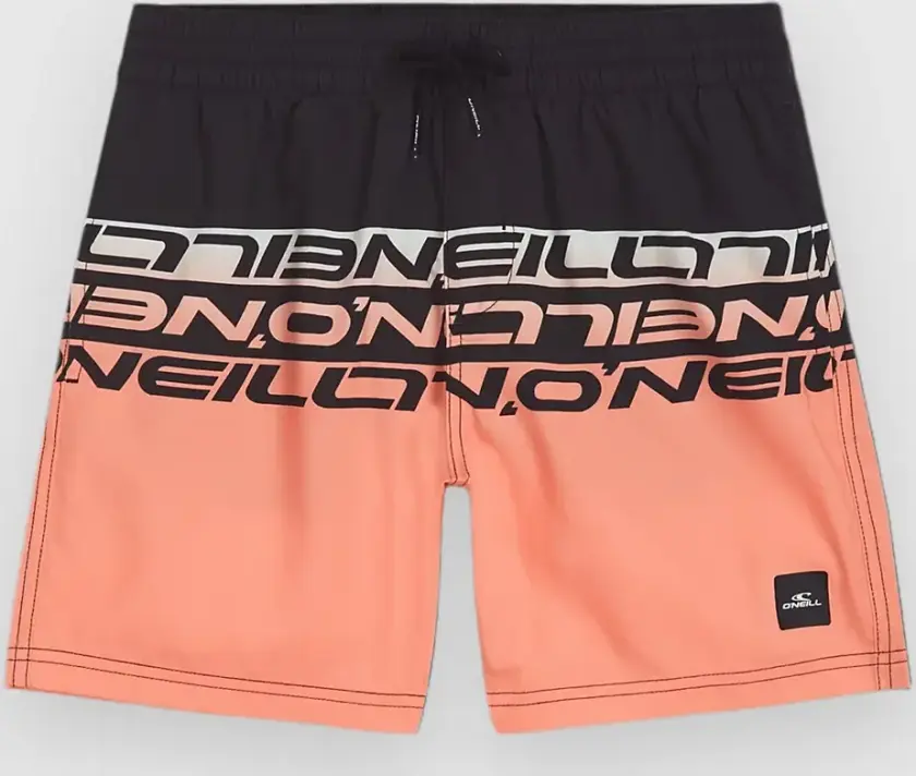 Cali Stripe 14" Kids Boardshorts rosa