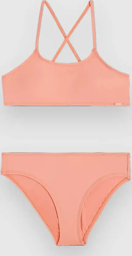 Essentials Bralette Kids Bikini Set rosa