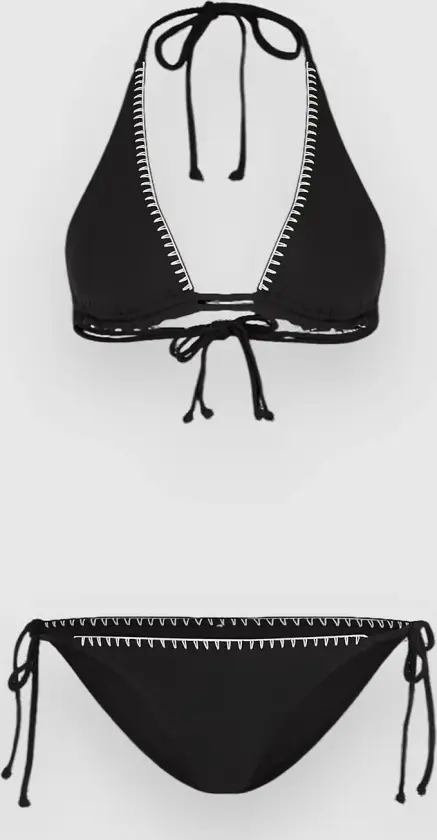 Mother Maracas Crochet Bikinisett svart