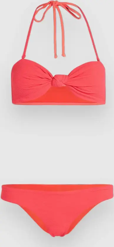 Knot Bandeau Matira Bikinisett rosa