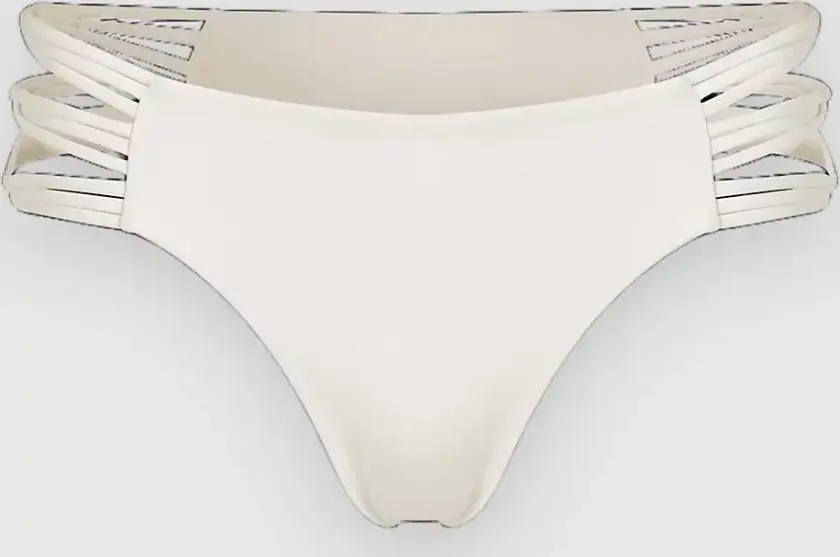 Boulders Strappy Sides Bikinitruse hvit