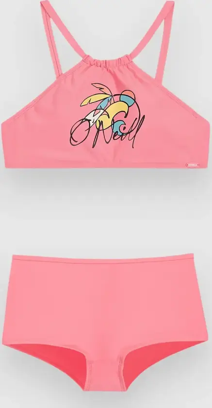 Mix And Match Cali Holiday Kids Bikini Set rosa