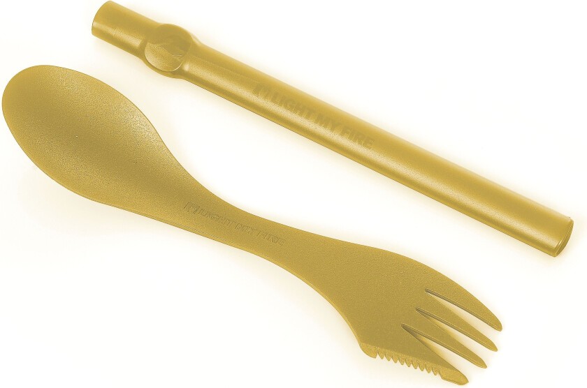 Spork n Straw Bio OneSize, Musty Yellow