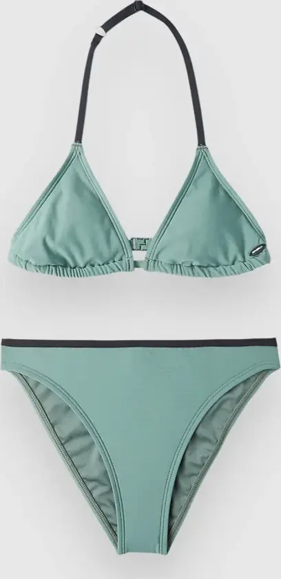 Essential Triangle Kids Bikini Set grønn