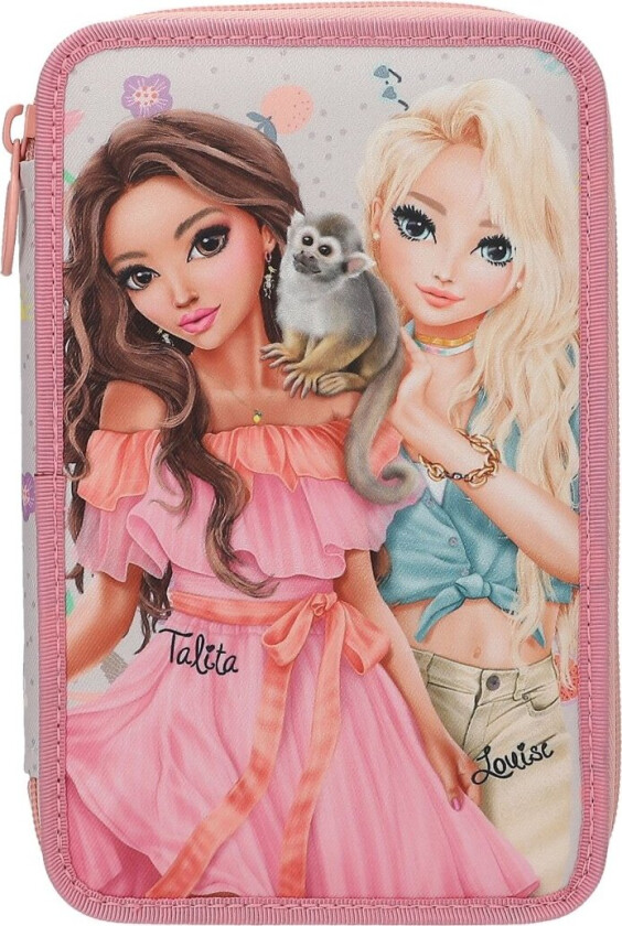 Trippel pennal JUICY - apricot, pink, yellow