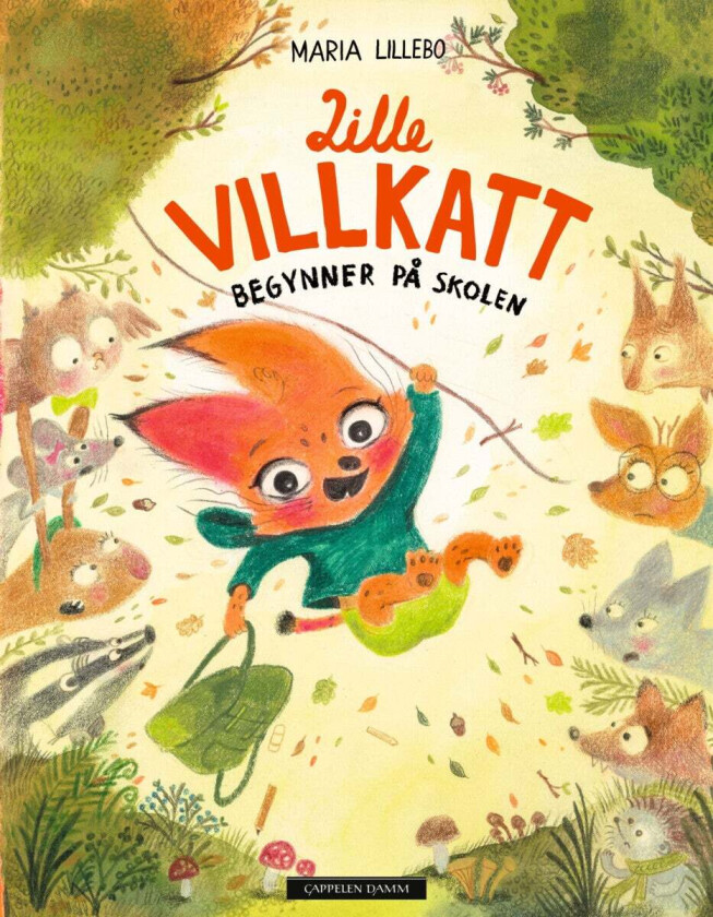 Bilde av Lille Villkatt begynner på skolen av Maria Lillebo