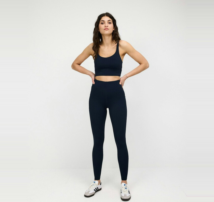 Trine Ultralight Pocket Tights - Navy – L - EYDA