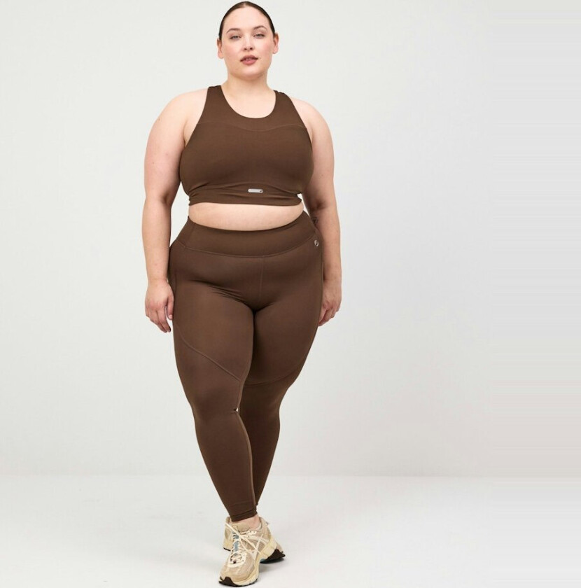Trine Ultralight Pocket Tights - Bear Brown – XXXL - EYDA