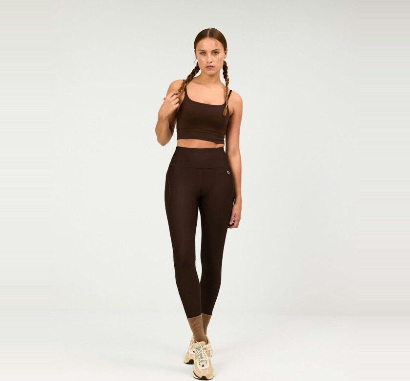 Sarah 2.0 CoverMax Pocket Tights - Brown – M - EYDA