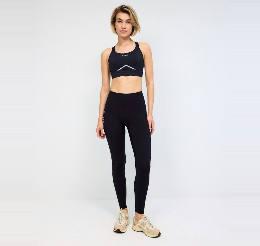 Nina High Support Sports Bra - Black – L - EYDA