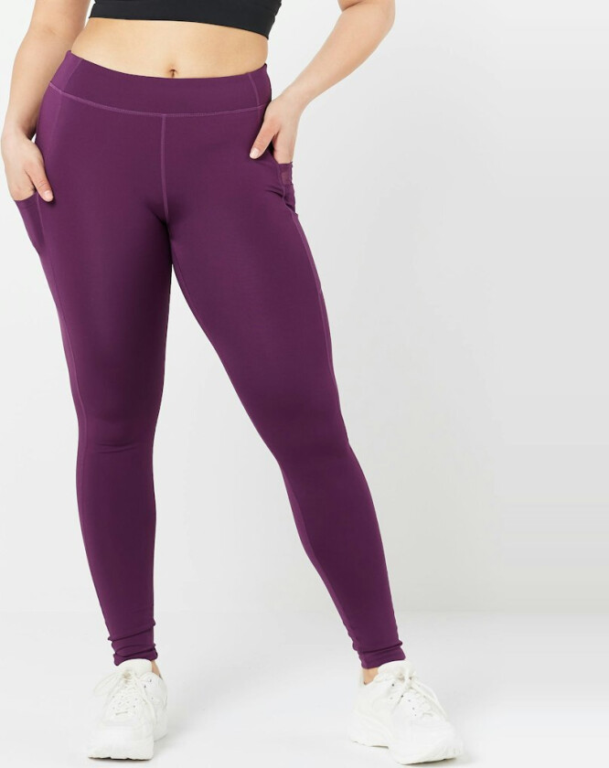 Emma Pocket Tights - Deep Purple – S - EYDA