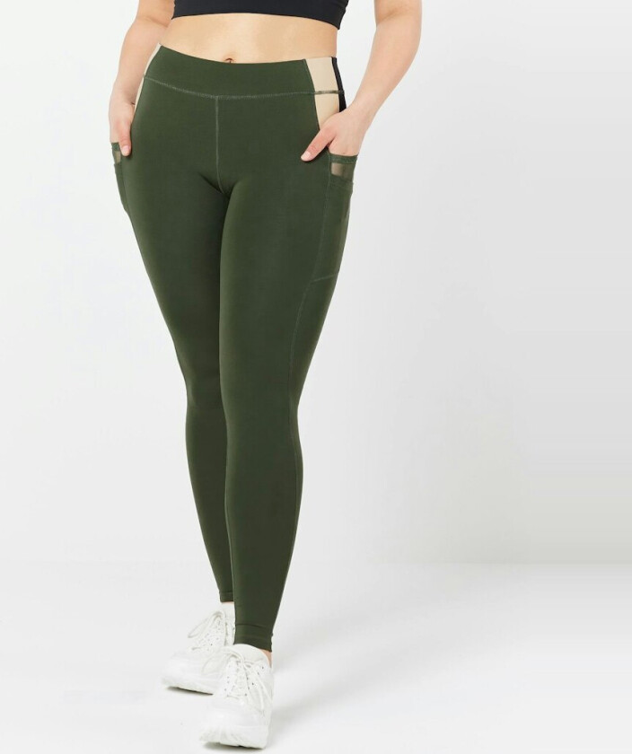 Emma Pocket Tights - Dark Army – XS - EYDA