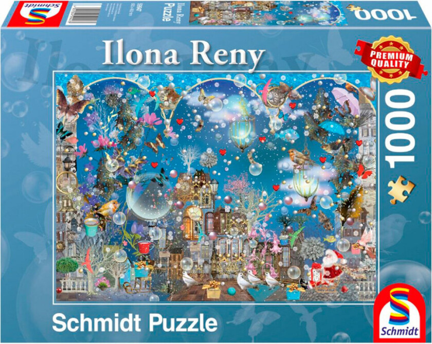 Schmidt Puzzles Jigsaw Puzzle - 1000 brikker - Blå nattehimmel