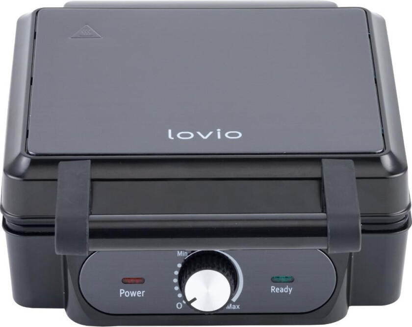 Lovio LVWF001BK Vaffeljern - 1400W - Sort