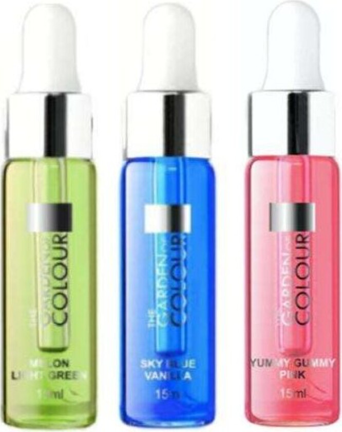 3-pakning - Cuticle oil - Melon, Vanilje, Tyggegummi - 15ml