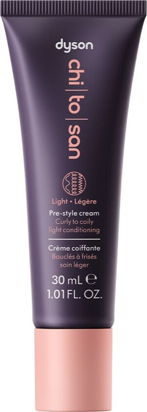 Chitosan™ Pre-style-krem Curly to Coily – lett pleie i reisestørrelse