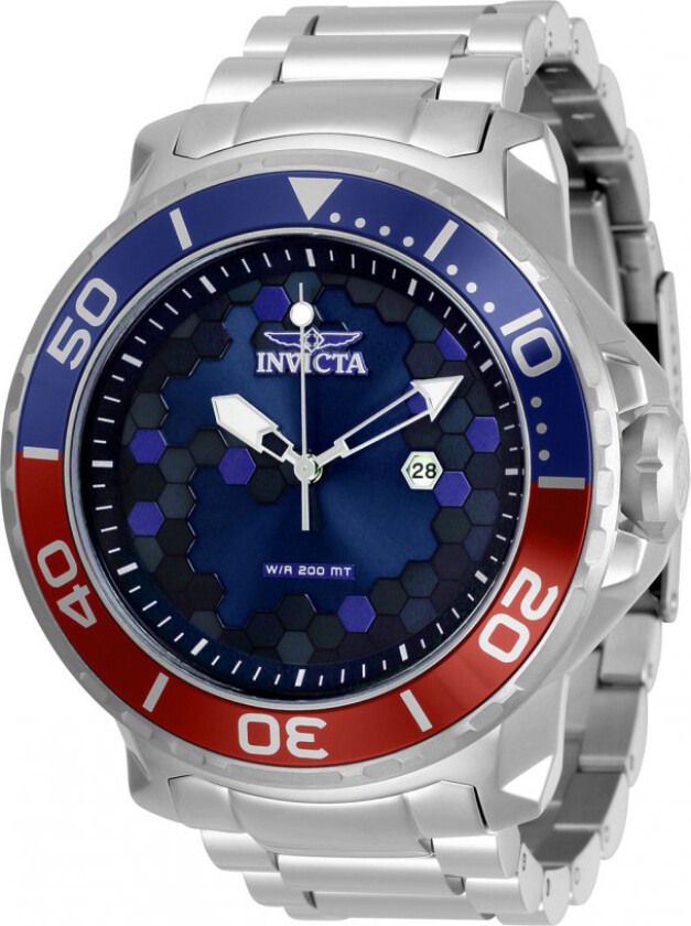 Herreklokke 30567 Pro Diver Blå/Stål Ø52 mm