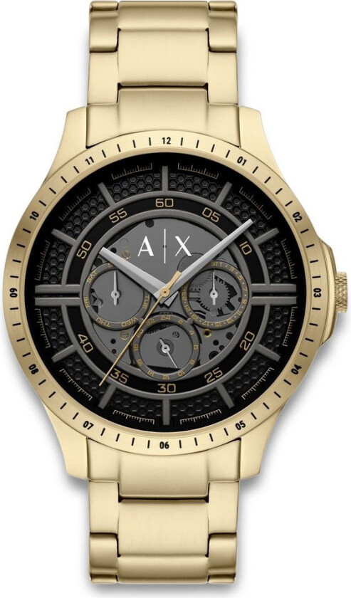 Hampton AX2461 - Kvarts - Gull - Herreklokker - Rustfritt stål - ledd m/pin - Mineral