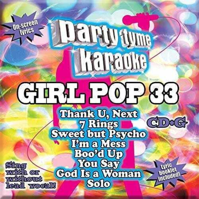 Party Time Karaoke Girl Pop 33 CD